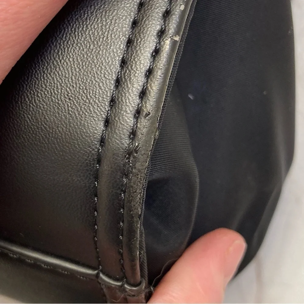 Tory Burch black Ellen nylon tote bag